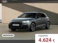 Nuova Audi A1 Sportback Comfort 116 CV (85 kW) 2025 Argento cavo metallizzato nero mito meta Utilitaria