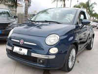 Usata Fiat 500 Lounge 69 CV (50 kW) 2009 Blu/azzurro Cabrio