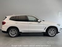 Usata BMW X3 Luxury Line 190 CV (139 kW) 2021 Bianco SUV