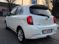 Usata Nissan Micra Tekna 80 CV (58 kW) 2014 Bianco Utilitaria