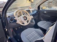 Usata Fiat 500 Lounge 95 CV (69 kW) 2017 Blu Utilitaria