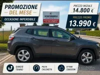 Usata Jeep Compass Longitude Plus 120 CV (88 kW) 2019 Grigio SUV