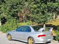 Usata Subaru Impreza 280 CV (205 kW) 1999 Argento Berlina