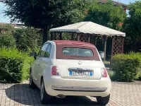 Usata Fiat 500 100 CV (73 kW) 2010 Bianco Cabrio