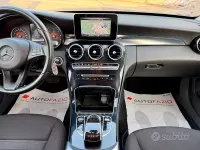 Usata Mercedes C180 Exclusive 136 CV (100 kW) 2015 Grigio Berlina