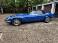 Usata Jaguar E-Type 276 CV (202 kW) 1973 Blu Cabrio