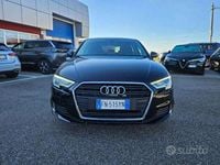 Usata Audi A3 S-Line 110 CV (80 kW) 2018 Nero Berlina