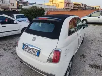 Usata Fiat 500 100 CV (73 kW) 2010 Bianco Cabrio