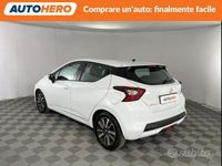 Gebraucht Nissan Micra Acenta 90 PS (66 kW) 2017 Weiß Kleinwagen