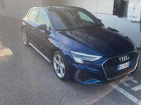 Usata Audi A3 S-Line 150 CV (110 kW) 2021 Blu Berlina