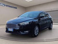 Usata Ford Focus Titanium S 120 CV (88 kW) 2018 Nero metallizzato Berlina
