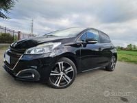 Usata Peugeot 208 GT-line 110 CV (80 kW) 2017 Nero Utilitaria