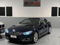 Usata BMW 420 Cabriolet Luxury Line 184 CV (135 kW) 2014 Blu Cabrio