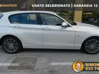 Usata BMW 116 Sport Line 116 CV (85 kW) 2018 Bianco Utilitaria