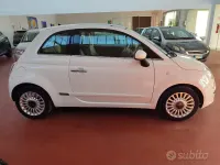 Usata Fiat 500 Lounge 69 CV (50 kW) 2010 Bianco Berlina