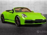 Usata Porsche 911 Carrera 4S Cabriolet 450 CV (330 kW) 2019 Verde Cabrio