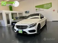 Usata Mercedes C250 Premium 204 CV (150 kW) 2018 Bianco Coupé