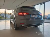 Usata Audi A3 150 CV (110 kW) 2018 Grigio Berlina