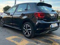 Usata VW Polo R-line 95 CV (69 kW) 2018 Nero Berlina