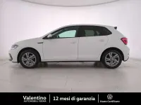 Usata VW Polo R-line 95 CV (69 kW) 2023 Bianco Utilitaria