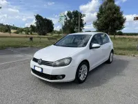 Usata VW Golf VI Highline 105 CV (77 kW) 2010 Bianco Utilitaria