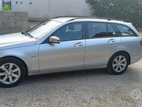 Usata Mercedes C200 Avantgarde 136 CV (100 kW) 2012 Grigio Berlina