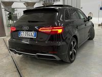 Usata Audi A3 S-Line 116 CV (85 kW) 2017 Nero Berlina