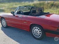 Usata Alfa Romeo Spider Quadrifoglio Verde 125 CV (91 kW) 1989 Rosso Cabrio