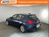 Usata BMW 118 Advantage 150 CV (110 kW) 2019 Blu Berlina