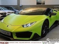 Usata Lamborghini Huracán 610 CV (448 kW) 2019 Verde Cabrio
