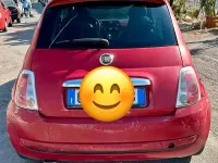 Usata Fiat 500 75 CV (55 kW) 2009 Rosso Cabrio