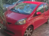 Usata Toyota Aygo 68 CV (50 kW) 2009 Rosso Utilitaria