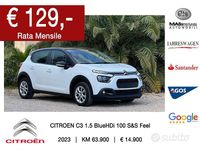Usata Citroën C3 Feel 102 CV (75 kW) 2023 Bianco Berlina
