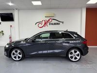 Usata Audi A3 S-Line 150 CV (110 kW) 2022 Grigio Berlina