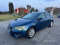 Usata Seat Leon FR 125 CV (91 kW) 2015 Blu Berlina