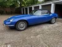 Usata Jaguar E-Type 276 CV (202 kW) 1973 Blu Cabrio