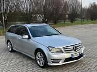 Usata Mercedes C220 Avantgarde 170 CV (125 kW) 2014 Argento Station wagon