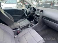 Usata VW Golf VI Trendline 102 CV (75 kW) 2009 Nero Utilitaria