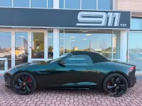 Usata Jaguar F-Type R 551 CV (405 kW) 2016 Verde british racing green Cabrio