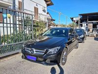 Usata Mercedes C200 136 CV (100 kW) 2018 Nero Station wagon