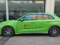Usata Audi RS3 Comfort 400 CV (294 kW) 2025 Verde Berlina