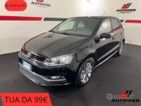 Käytetty VW Polo 90 HP (66 kW) 2014 Musta Sedan