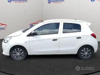 Usata Mitsubishi Space Star Intense 71 CV (52 kW) 2015 Bianco Utilitaria