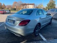 Usata Mercedes C200 Exclusive 136 CV (100 kW) 2016 Grigio Berlina