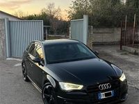 Usata Audi A3 S-Line 150 CV (110 kW) 2015 Nero Berlina