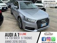 Usata Audi A1 S-Line 90 CV (66 kW) 2016 Argento Utilitaria