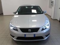 Usata Seat Leon Style 110 CV (80 kW) 2016 Argento Berlina