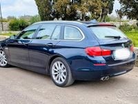 Usata BMW 520 Luxury Line 184 CV (135 kW) 2014 Blu Station wagon