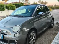 Usata Fiat 500 Sport 69 CV (50 kW) 2015 Grigio Cabrio