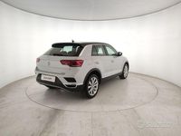 Usata VW T-Roc Style 150 CV (110 kW) 2019 Bianco SUV